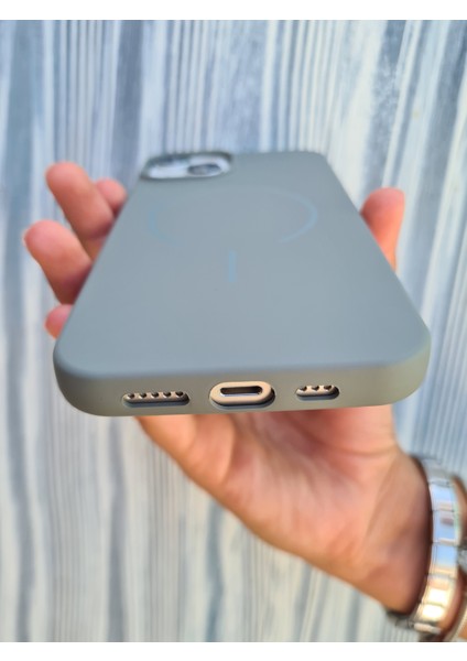 İphone 13-14 Magsafe Apple İle Uyumlu Yumuşak Soft Mükemmel Manyetik Esnek Lansman Silikon Kılıf fiyatları