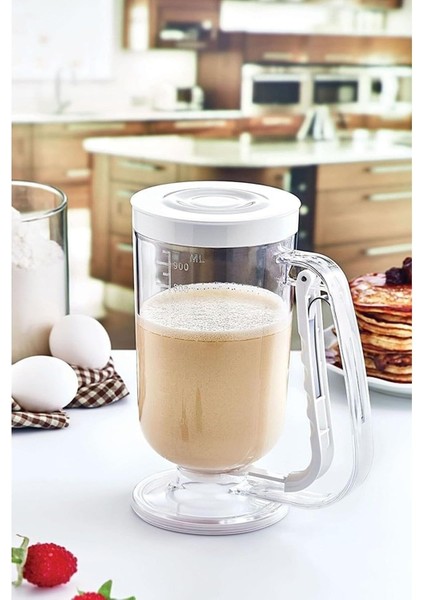 Shop Pratik Hamur Dağıtıcı Pancake Krep Muffin Kolay Akıtma Kabı Porsiyonlayıcı