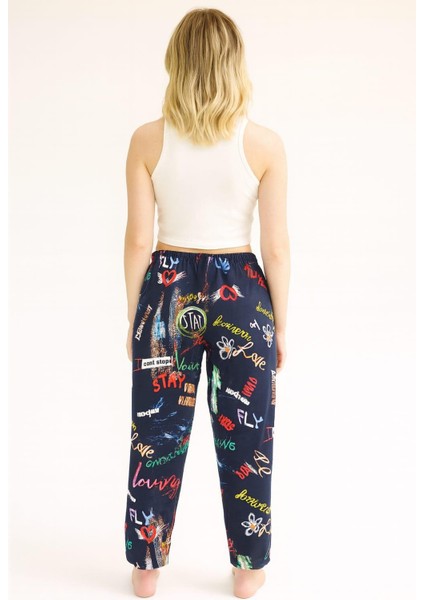 Kadın Desenli Tek Alt Lacivert fiyatları