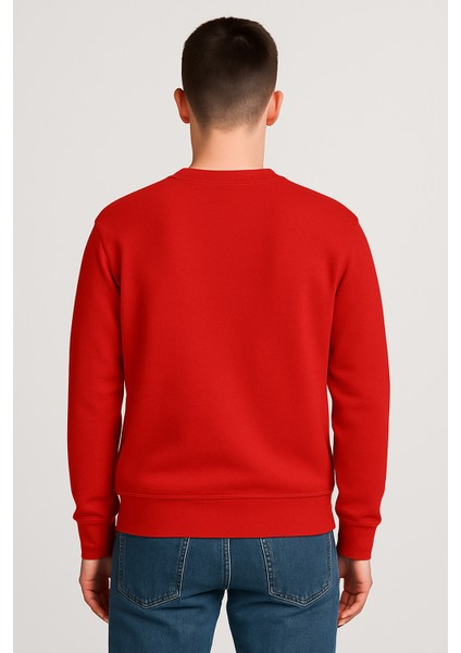 Kadın - Erkek Sweatshirt – Bisiklet Yaka Basic Uzun Kollu Rahat Fit fiyatları