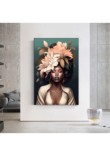 Modern Afrikalı Kadın Tablosu, Oturma Odası Için Duvar Posteri, Etnik Kadınlar Sanatı indirimleri