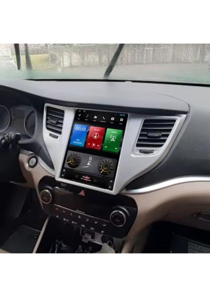 Hyundai Tucson 2k Görüntü Kaliteli Tesla 9.7 Inch Multimedya Sistemi 4+64 Myway (2015-2017) fırsatları