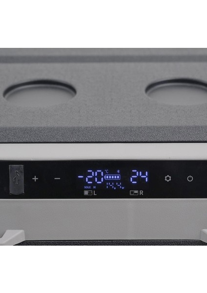 Çift Kapaklı 50 Litre Taşınabilir Araç Buzdolabı 12V/24V/220V Uyumlu modelleri