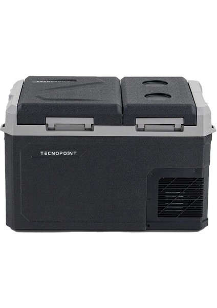 Çift Kapaklı 50 Litre Taşınabilir Araç Buzdolabı 12V/24V/220V Uyumlu fırsatları