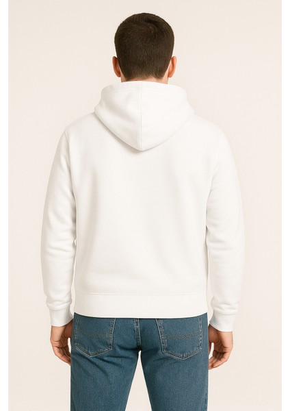 Erkek - Kadın Basic Kapüşonlu Sweatshirt - Oversize Rahat Kalıp Hoodie fiyatları