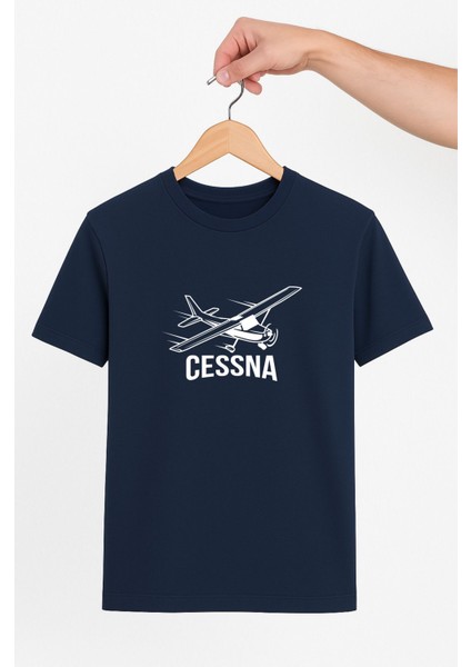 Cessna Uçağı Tshirt Pilot - Havacı - Uçak Tutkunu Hediye