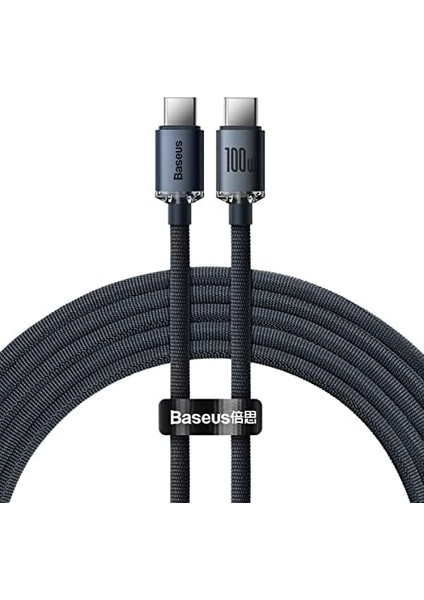 Crystal Shine 100W 200 cm Type-C Şarj Kablosu modelleri