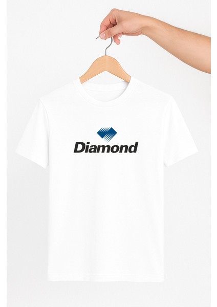 Diamond Unisex Tshirt Pilot - Havacı - Uçak Tutkunu Hediye