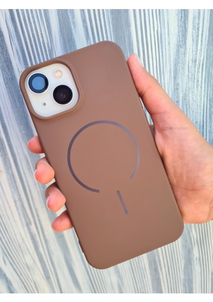 İphone 13-14 Magsafe İle Uyumlu Yumuşak Soft Mükemmel Manyetik Esnek Lansman Silikon Kılıf