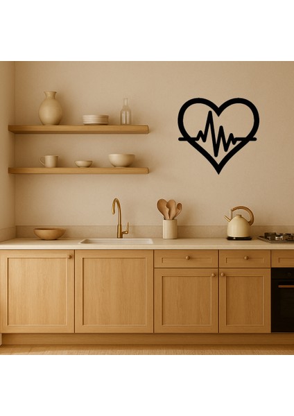 Aşk ve Kalpler Dekoratif Duvar Tablosu - KT9093-6994 fiyatları