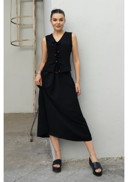 Yelek ve Etek Takım 1244