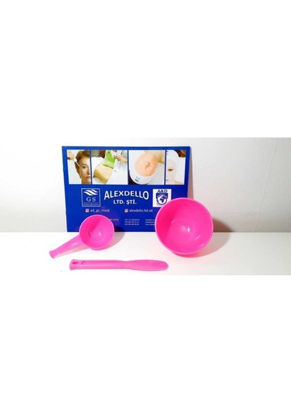 Alexdello 3lü Maske Seti Pembe Renk Silikonlu