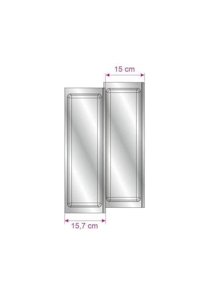 Mutfak Çekmece Içi Tek Bölmeli Kepçelik-Kaşıklık 16CMX48CM(BOYDAN 4cm Kesilebilir) modelleri
