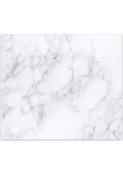 10011509221 Klasik Mermer Görünümlü Cam Ocak Arkası Koruyucusu, 40CM x 60CM