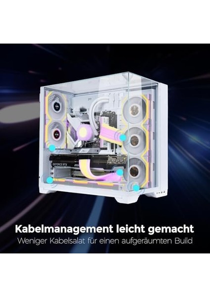 Li Unı Fan Tl Wıreless LCD 1X120MM Beyaz Kasa Fanı (G99.12TLLCD1W1W.00) fiyatları