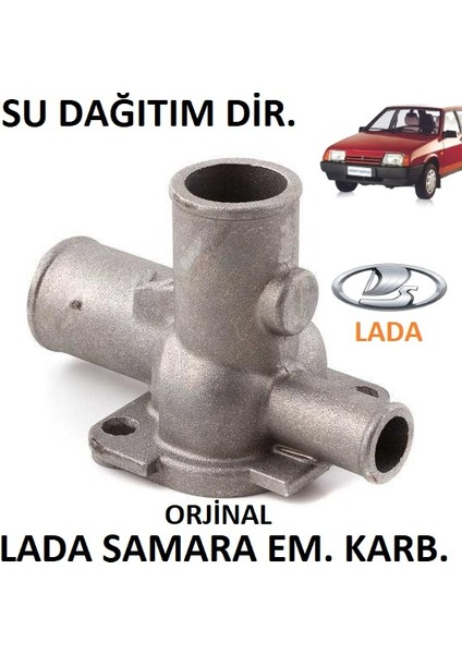 Lada Samara Karbratörlü Em Su Dağıtım Dirseği Müşürsüz