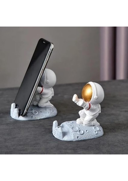 telefon standı telefon tutucu tablet standı ergonomik ve ışinizi kibar ve şık görünümü ıle tahmininizden çok ış yapar dekoratif yapısı ıle hoş bir görüntü sunar (gümüş kafa) fiyatları