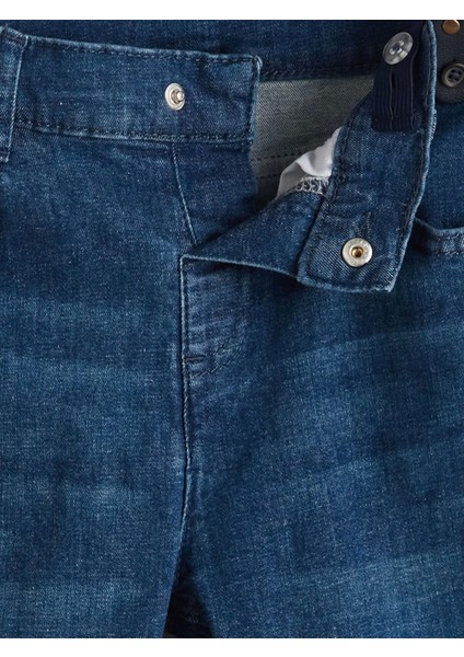 Lcw Baby Indigo Askılı Erkek Bebek Jean Pantolon fiyatları