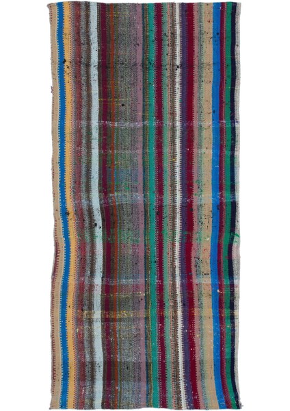 Atina Turkuaz Eskitme Yün Modern Desenli Yün Hav Toz Vermez Leke Tutmayan Salon Yolluk Mutfak El Dokuma Halı