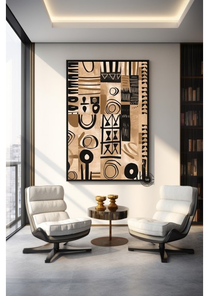 Afro-Amerikan Kültürü Duvar Sanatı, Afrika Kültürü Duvar Dekoru, Kabile Sanatı, Soyut Kanvas, Hediye modelleri