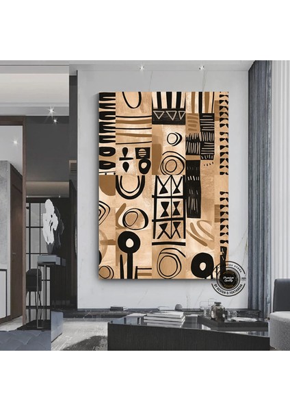 Afro-Amerikan Kültürü Duvar Sanatı, Afrika Kültürü Duvar Dekoru, Kabile Sanatı, Soyut Kanvas, Hediye fırsatları