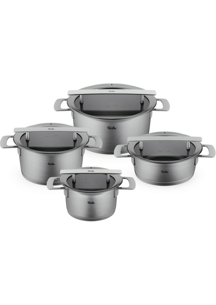 Phi Collection Cam Kapak 8 Parça Tencere Seti