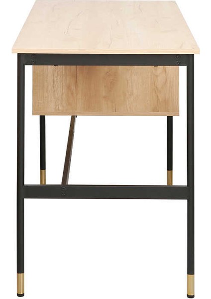 Madrid 2 Çekmeceli Çalışma Masasıceviz-Siyah 137.5X54X76 cm fırsatları