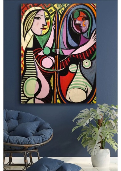 Le Rêve – Pablo Picasso, Koltukta Uyuyan Kadın, 1932 – Çok Renkli Picasso Baskı, Asılmaya Hazır indirimleri