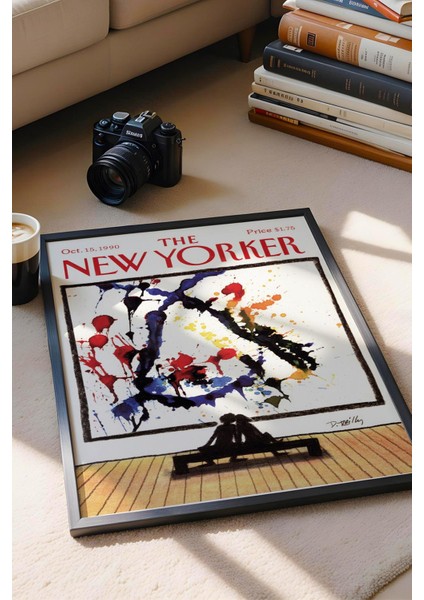 The New Yorker Çerçeveli Tablo October 15 1990 - Sanat Aşıkları Tablosu fiyatları