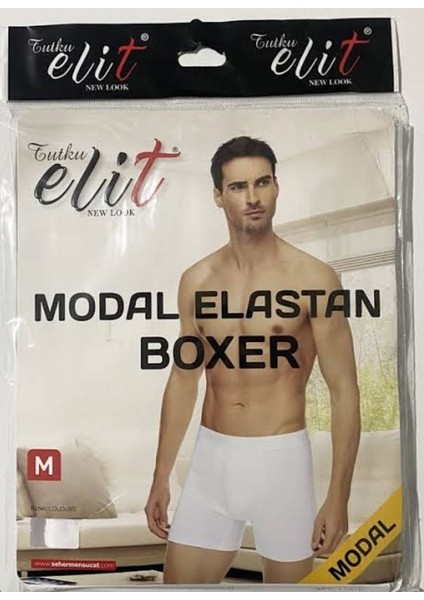 Erkek Modal Elastan Boxer 6'lı Paket fiyatları