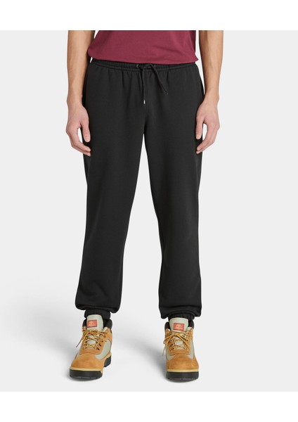 Silicon Badge (Bb) Sweatpant Erkek Siyah Eşofman Altı TB0A6HTB0011