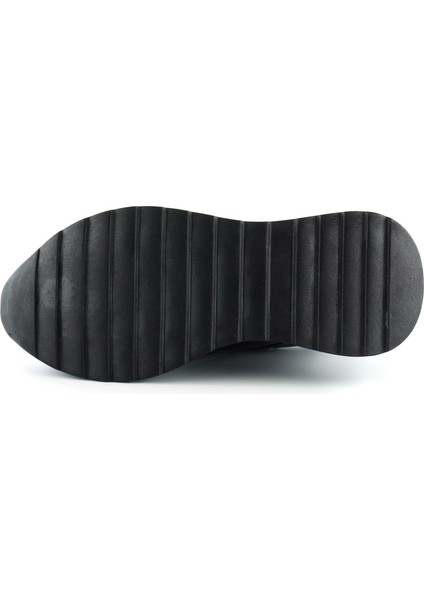 Arsenie Siyah Taşlı Gizli Dolgu Topuklu Günlük Ayakkabı