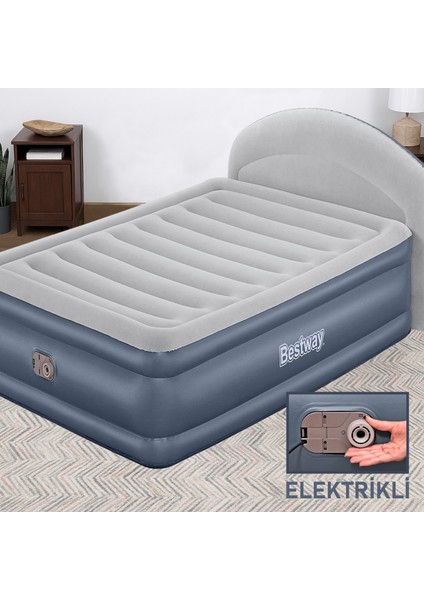 671BD Tritech Elektrikli Şişme Yatak - Çift Kişilik, Longelux Başlıklı Şişme Yatak 229X152X84 cm fiyatları