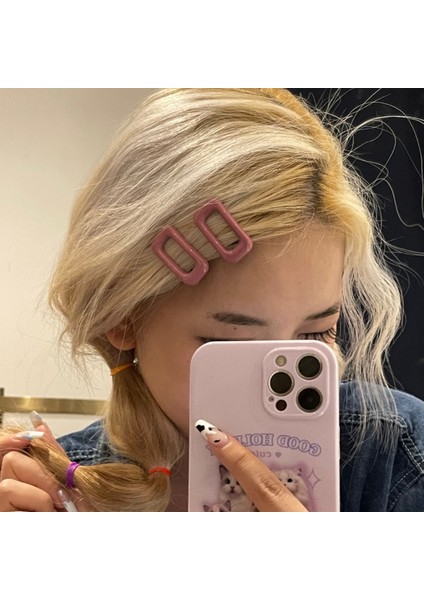 Adet/takım Geometri Şeker Renk Saç Tokası Kadınlar Için Kız Kore Küçük Yan Bb Firkete Sevimli Tatlı Şapkalar Saç Aksesuarları (Yurt Dışından) fırsatları