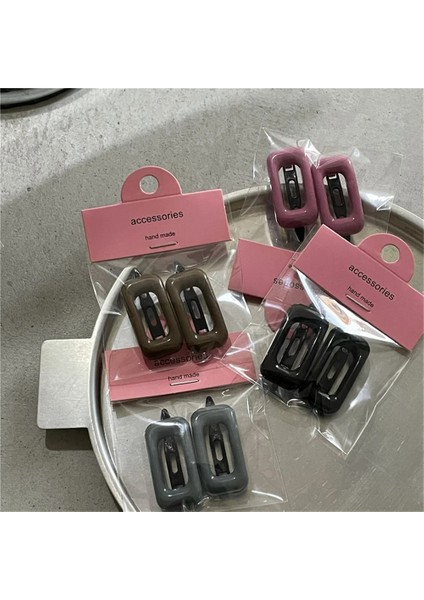 Adet/takım Geometri Şeker Renk Saç Tokası Kadınlar Için Kız Kore Küçük Yan Bb Firkete Sevimli Tatlı Şapkalar Saç Aksesuarları (Yurt Dışından) indirimleri