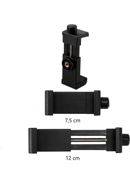 HC-20 Motosiklet Kask Çene Yapıştırıcılı Telefon Ve Aksiyon Kamera Tutucu Full Set