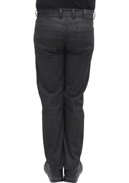 Fistan Store Erkek Füme Yüksek Bel Rahat Kesim Boru Paça Büyük Beden Jean Pantolon fırsatları