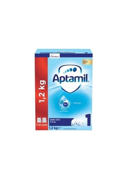 Toz Devam Sütü 1200 gr 0-6 Ay Sütlü DHA ve Gelişmiş İçerik ile Zenginleştirilmiş Bebek Maması Türkiye Menşeli
