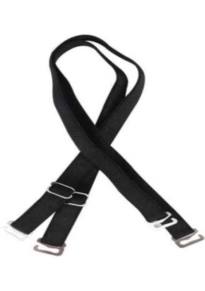 03 Siyah Düz Sütyen Askısı