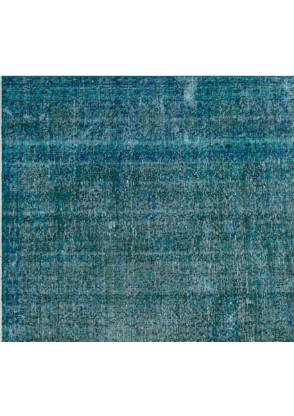 Vintage Mavi Göbekli Yün Modern Desenli Yün Hav Toz Vermez Leke Tutmayan Salon Yolluk Mutfak El Dokuma Halı fırsatları