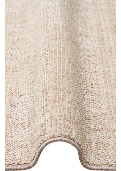 Bej Modern Etnik Desenli Hav Vermeyen Leke Tutmayan Kolay Temizlenen Yumuşak Makine Salon Yolluk Mutfak Halı modelleri