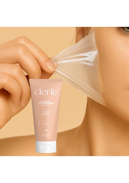 Soyulabilir Kolajen Yüz Maskesi – Porselen Cam Cilt, Anti Aging, Nemlendirici, Kırışıklık Karşıtı & Gözenek Küçültücü Collagen Maske