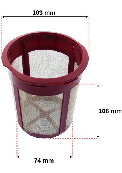 Çay Makinesi Demlik Süzgeci, Grundig TM4961B,CM1020G ile Uyumlu modelleri