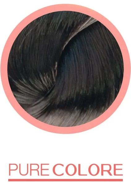 7/1 Küllü Kumral - Purecolore Yağ Bazlı Krem Saç Boyası 100ML - Düşük Amonyaklı, Kolajen & Keratin Içerikli