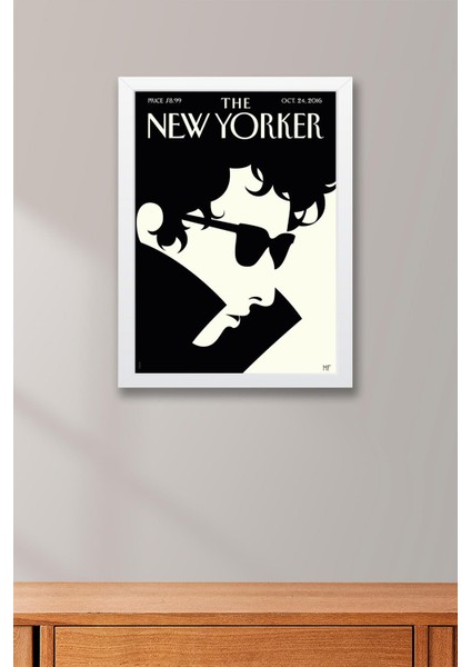 The New Yorker Çerçeveli Tablo October 24 2016 - Bob Dylan Tablosu fiyatları