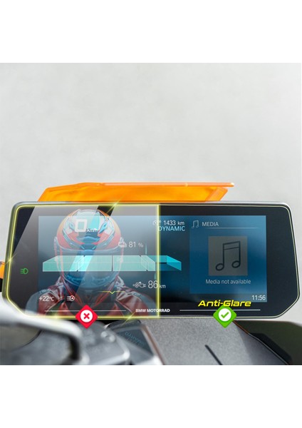 Bmw 2024 C5 04 10.25 Inch Gösterge Paneli Için Anti-Glare Parlama Önleyici Mat Ekran Koruyucu fiyatları