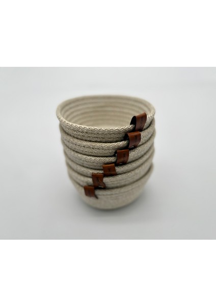 Ebişey Dekoratif Jüt Iplikten Elyapımı Yıkanabilir Çerezlik