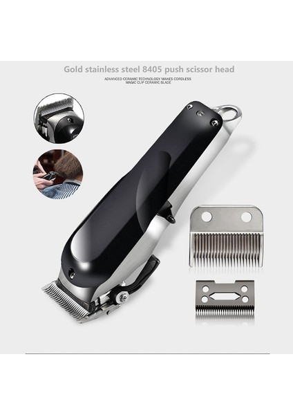 2x Wahl Magic Klip Kablosu ve Yedek Bıçak + Kesici Bıçak (Çelik Bıçak)-Gümüş (Yurt Dışından) fiyatları