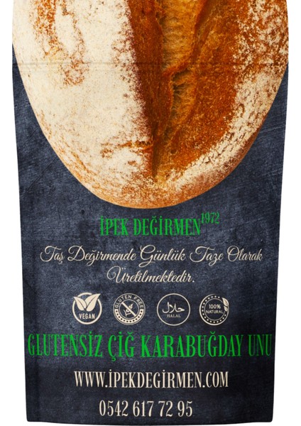 Ipek Değirmen Glutensiz Çiğ Karabuğday Unu Greçka 250 gr