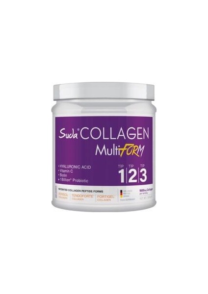 Multiform Toz Takviye Edici Gıda - 300 gr, Kolajen, Probiyotik, Hyaluronik Asit, C Vitamini ve Biotin fiyatları